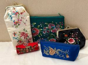 C6 - Embroidered Asian-Style Pouches and More