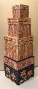DR - Four Decorative Nesting Boxes