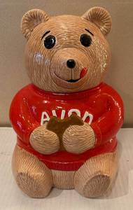 DR - Vintage Avon Teddy Bear Cookie Jar