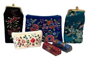 DR - Embroidered Pouches & Lipstick Holders