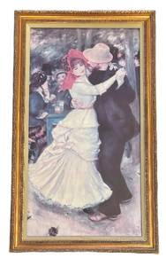DR - Dance at Bougival Framed Print by Renoir