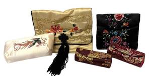 DR - Beautiful Embroidered Pouches & Lipstick Holders
