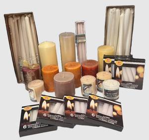 DR - Luminessence Candle Collection - Tapers, Pillars & Emergency Candles