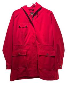 CC - Kristin Blake Coat - Red Hooded Parka Style