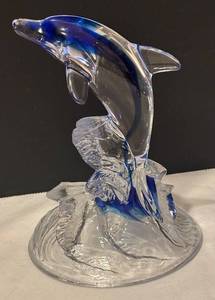 DR - Cristal dArques Dolphin Figurine