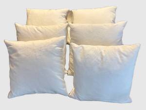 FR - Six Wonderful White Accent Pillows