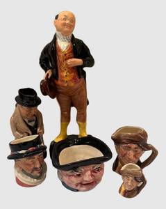 C6 - Royal Doulton and Staffordshire Toby Jugs & Mugs
