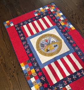 LR - Department of the Army Motif Quilt