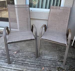 BY - Pair of Patio Chairs