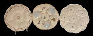 DR - Vintage Marx Guthertz & Weimar Oyster Plates