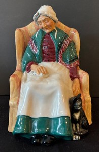 LR - Royal Doulton Forty Winks HN 1974 Figurine