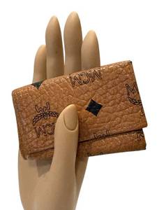 MCM Key Case - Cognac Leather