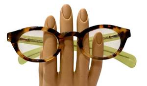 Eyebobs Reading Glasses 1.5 Strength - Tortoiseshell Frames & Green Arms