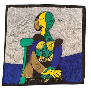 Picasso Scarf  - Abstract Art Print