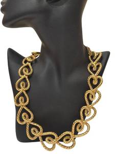 Christian Dior Vintage Gold-Tone Rope-Link Necklace 17-Inch