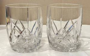 DR - Marquis by Waterford Brookside Double Old Fashioned Glasses (Lot of 2)