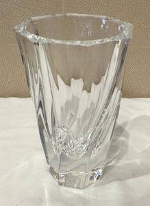 DR - Orrefors Residence Vase - Olle Alberius Design (1980s) 6 H, Clear Glass