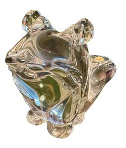 C5 - Murano Frog Glass Sculpture