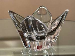 C2 - Orrefors Lotus Bowl - Crystal