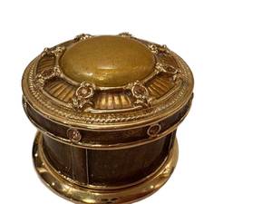 C4 - St. Johns Trinket Box - Gold Tone