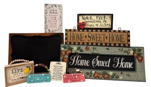 DR - Assorted Wall Plaques with Clever Sayings