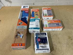 lot 162 image: LOT OF 6 Bona Merchandise