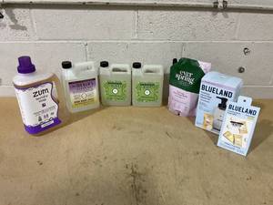 lot 165 image: LOT OF 7 Laundry Detergent, Dish Soap, Hand Soap