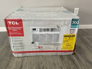 TCL 14000-BTU 700-sq ft 230-Volt White Through-the-Wall Air Conditioner with Remote, Built-in Dehumidifier, TCL Home app Model #H14T9EX1-A