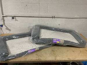 lot 73 image: LOT OF 2 Boots & Barkley 3-Sided Bolster Dog Bed - Large Size