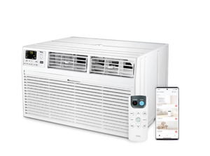 lot 3 image: TCL 14000-BTU 700-sq ft 230-Volt White Through-the-Wall Air Conditioner with Remote, Built-in Dehumidifier, TCL Home app Model #H14T9EX1-A