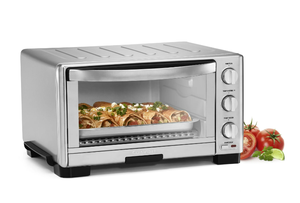lot 70 image: Cuisinart - 6-Slice Toaster Oven with Broiler - Stainless Steel Model TOB-1010NAS