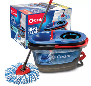 lot 147 image: O-Cedar RinseClean Spin Mop & Bucket System (Used)