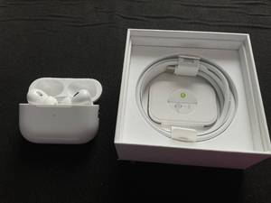 lot 13 image: Apple AirPods Pro (2nd Gen) Wireless Earbuds, More Active Noise Cancelling, Adaptive Transparency, Personalized Spatial Audio MagSafe Charging Case (Lightning) Bluetooth Headphones for iPhone (Used)