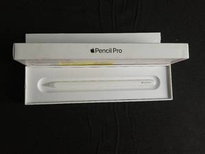 lot 20 image: Apple Pencil Pro Check Device Compatibility Model MX2D3AMA - Pixel-Perfect Precision, Tilt and Pressure Sensitivity, Perfect for Note-Taking, Drawing, and Art. Charges and Pairs Magnetically (iPad Pro M4, iPad Air M2)