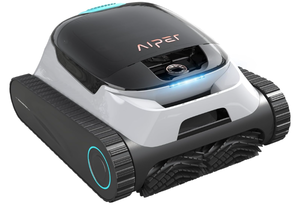 lot 92 image: AIPER Scuba N1 Cordless Robotic Pool Cleaner, Wall & Waterline & Floor Cleaning, Smart Navigation, Superior Mobility, Four Cleaning Modes for Inground Pools up to 1600 sq.ft (Used, Missing The Extra Wheels)