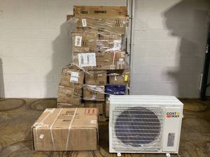 lot 28 image: PALLET OF Incomplete Sets Of Costway Air Conditioners