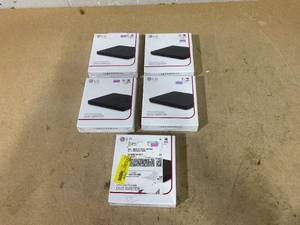 LOT OF 5 LG Ultra Slim Portable DVD Writer with M-DISC� Support