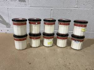 LOT OF 10 Mrs. Meyers Soy Candles (Gingerbread Scent)