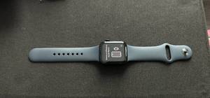 lot 22 image: Apple Watch SE (2nd Gen) A2722 40mm GPS-only, Aluminum Smart Watch (Good Condtion, ICloud Is Locked, Has Charger)