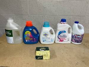LOT OF 6 Laundry Detergent & Stain Removers