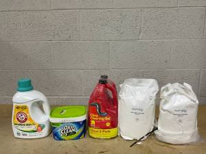 LOT OF 5 Laundry Detergent, Stain Remover, & Clog Clearing