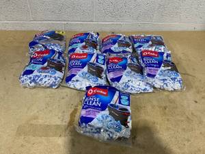 LOT OF 9 O-Cedar Rinse Clean Mop Refills (1 Packs)