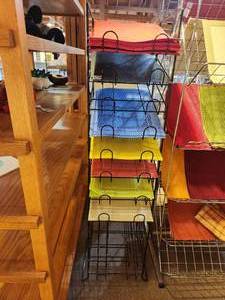 lot 1057 image: Metal Wire Display Rack for FolderPaperPlacemat 7-tier 13 x 16 x 55