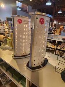 lot 1079 image: Lot of (2) Sunglass Retail Display Rack 16 x 8 x 27