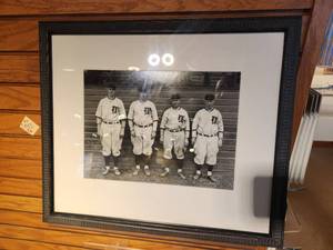 lot 1110 image: Minneapolis Baseball Players 1926 Framed Contemporary Print of Original Turn of the Century Image from the Minnesota Historical Society Archive 21 x 18