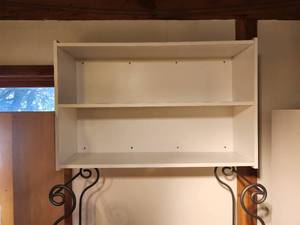 lot 1035 image: Wall-Mounted Shelving Unit 42 x 12 x 27
