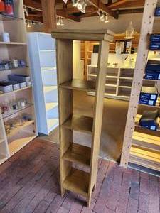 lot 1044 image: Wooden Book Case 4-shelf 14 x 10 x 58