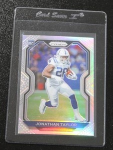 lot 10 image: 2020 Prizm Silver Jonathan Taylor #332 Rookie Card