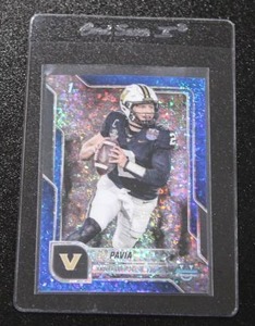 lot 35 image: 2025 Bowman Chrome U Blue Mini Diamond Refractor Diego Pavia #190