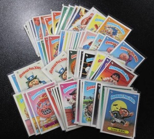 lot 65 image: 1986 Topps Garbage Pail Kids Sticker Cards Lot  45 Cards